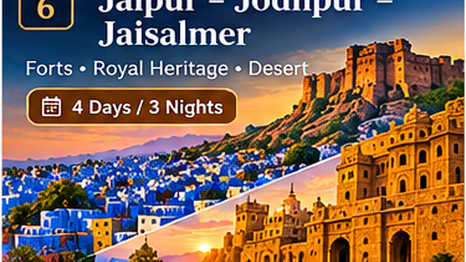 Jaipur – Jodhpur – Jaisalmer