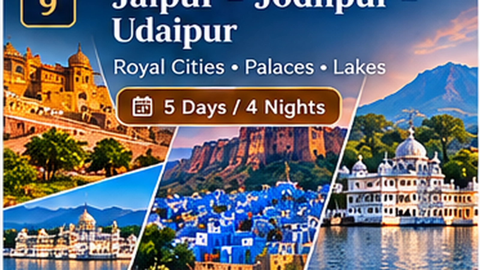 Jaipur – Jodhpur – Udaipur